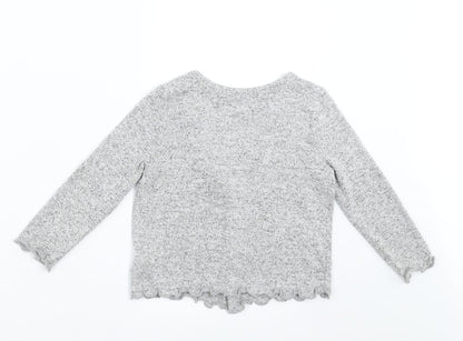 Gap Girls Grey   Cardigan Jumper Size 2 Years