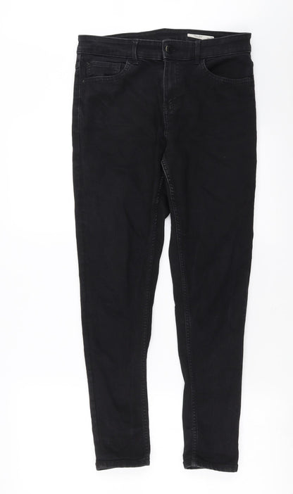 Womens UK Size 12 Marks and Spencer Extra-Slim Fit Skinny Black Jeans