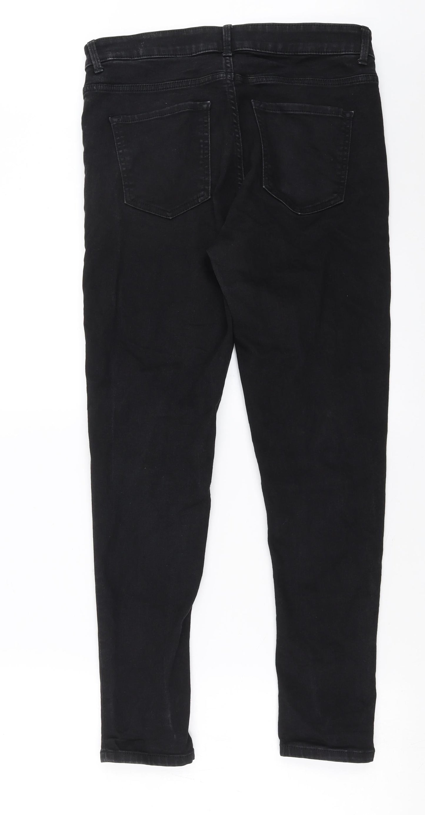 Womens UK Size 12 Marks and Spencer Extra-Slim Fit Skinny Black Jeans