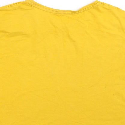 Candy Couture Girls Yellow   Cropped T-Shirt Size 13 Years  - more love