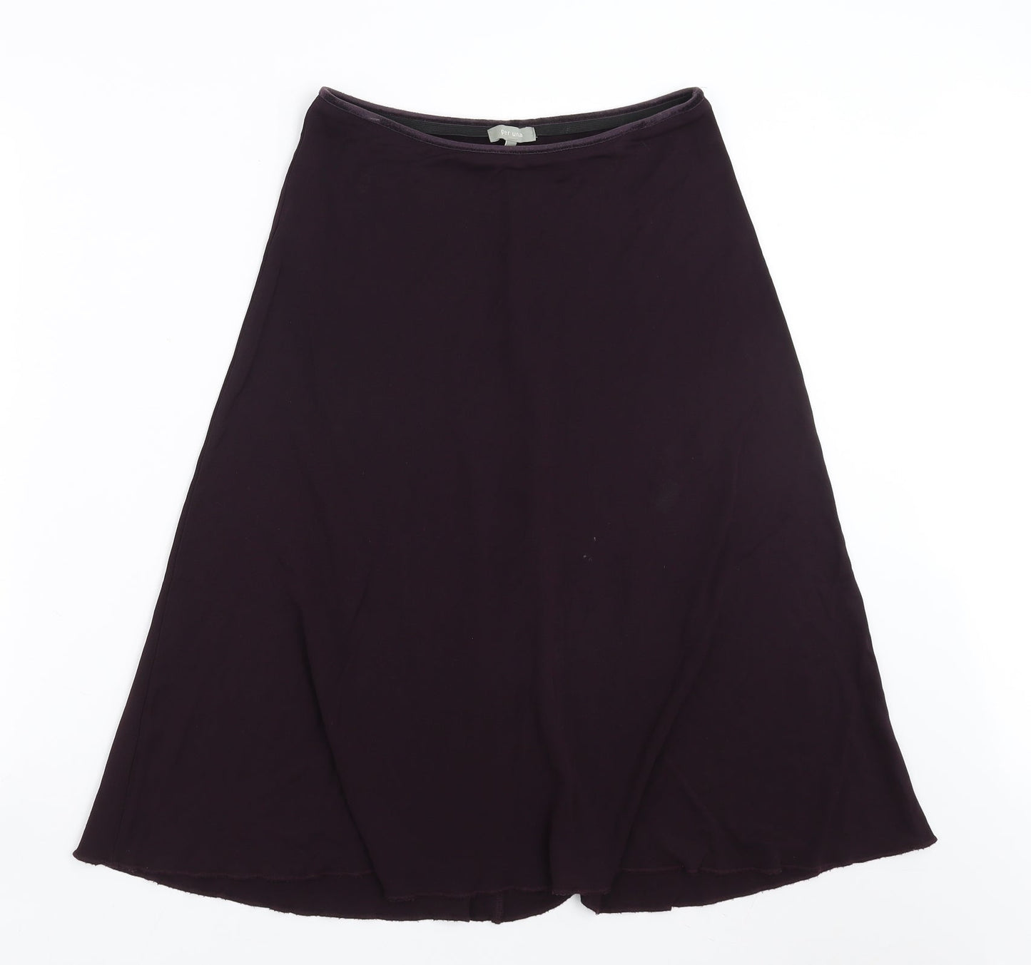 Marks and Spencer Womens Purple   A-Line Skirt Size 10