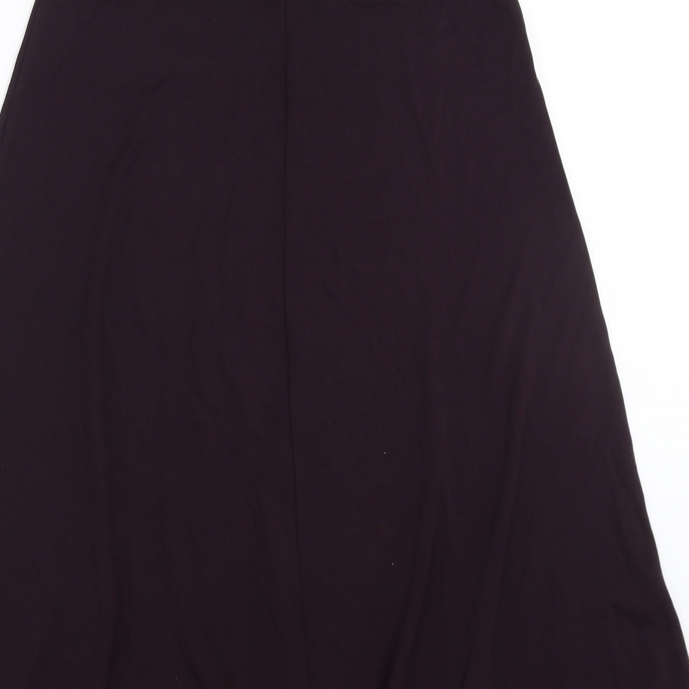 Marks and Spencer Womens Purple   A-Line Skirt Size 10