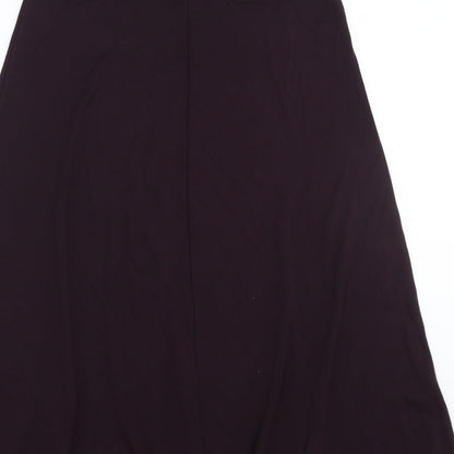 Marks and Spencer Womens Purple   A-Line Skirt Size 10