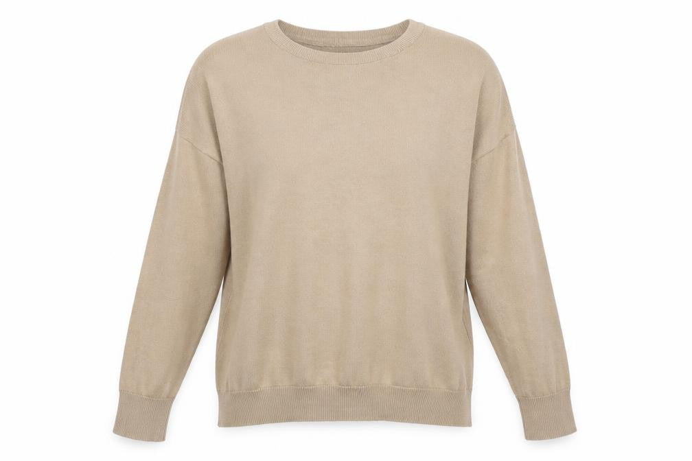 Womens UK Size L New Look Beige Pullover Jumper