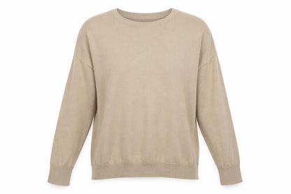 Womens UK Size L New Look Beige Pullover Jumper