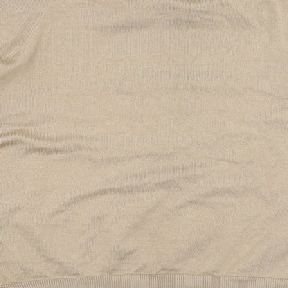 Womens UK Size L New Look Beige Pullover Jumper
