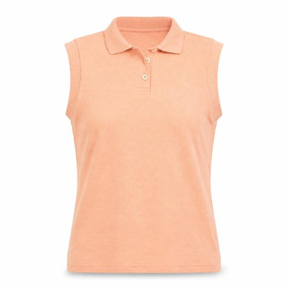 Casual Woman Womens Orange   Basic Polo Size 12