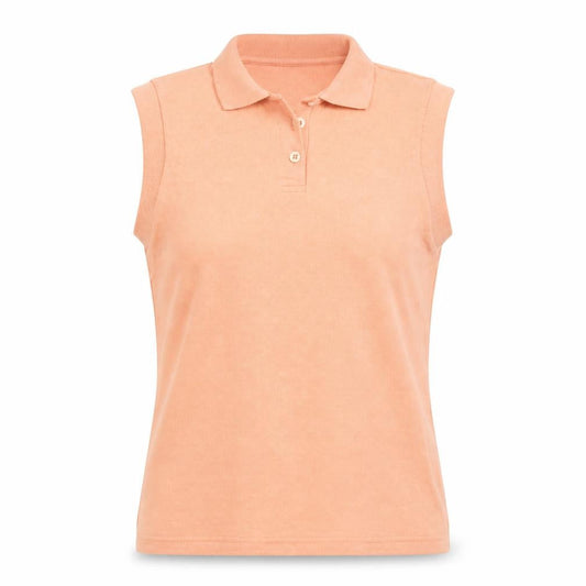 Casual Woman Womens Orange   Basic Polo Size 12