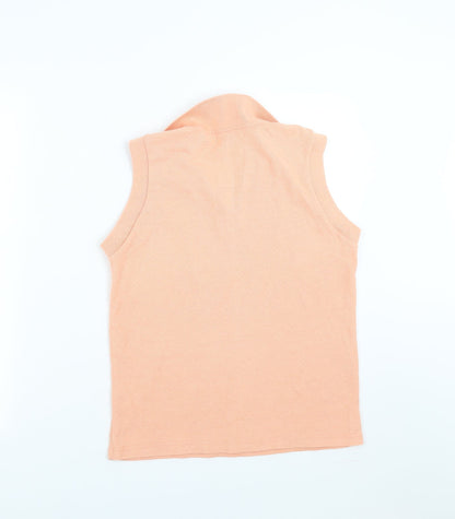 Casual Woman Womens Orange   Basic Polo Size 12