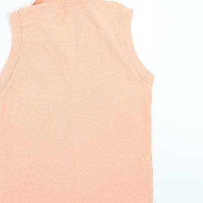Casual Woman Womens Orange   Basic Polo Size 12