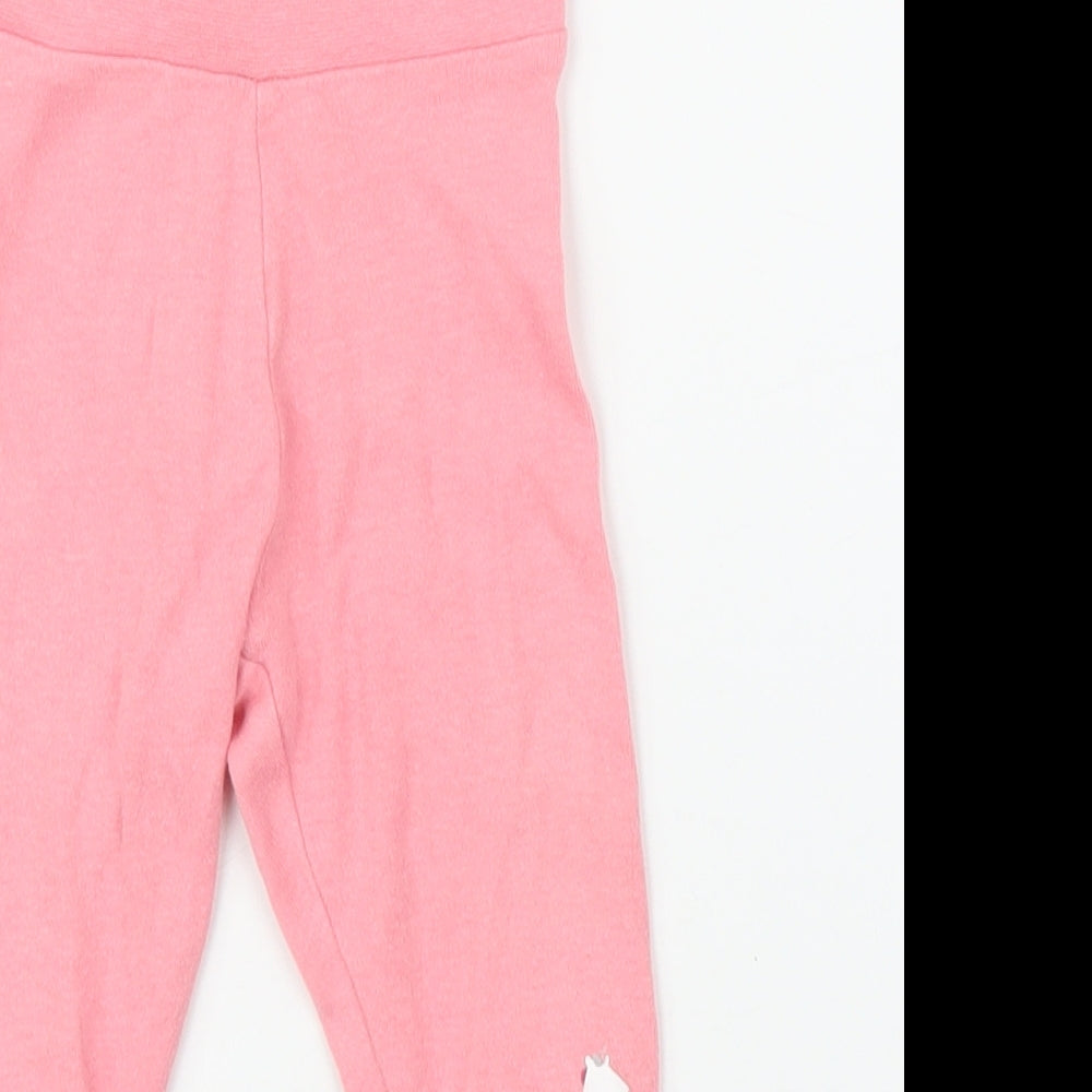 Lupilu Girls Pink   Capri Leggings Size 3-6 Months  - Unicorn