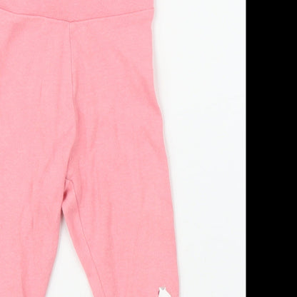 Lupilu Girls Pink   Capri Leggings Size 3-6 Months  - Unicorn