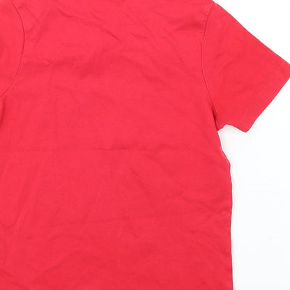 George Boys Red   Basic T-Shirt Size 3-4 Years