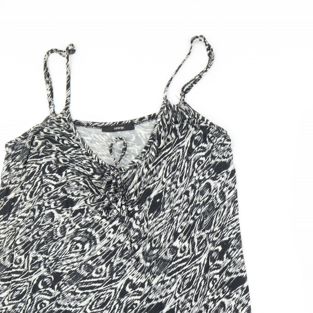 George Womens Black   Basic Blouse Size 16