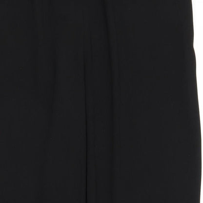 Womens UK Size 16 Very Regular Fit  Black Trousers