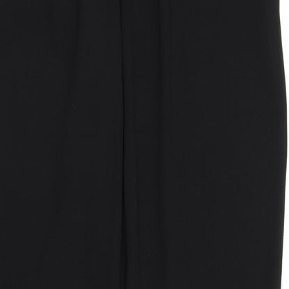 Womens UK Size 16 Very Regular Fit  Black Trousers