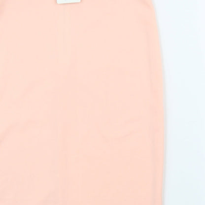 Zhounuif Womens Pink   Straight & Pencil Skirt Size S