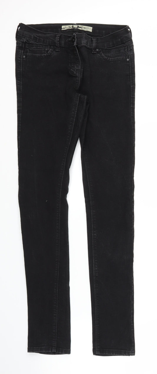 Primark Womens Black  Denim Skinny Jeans Size 10 L30 in