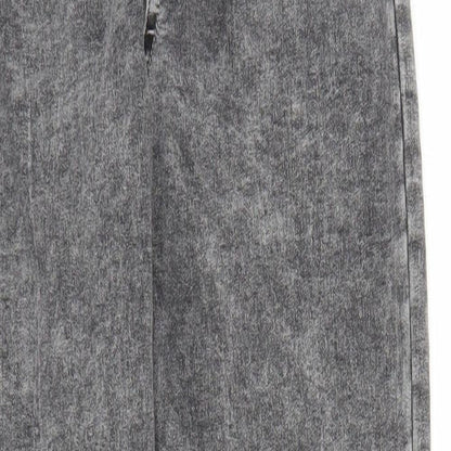 Primark Womens Grey  Denim Skinny Jeans Size 8 L27 in