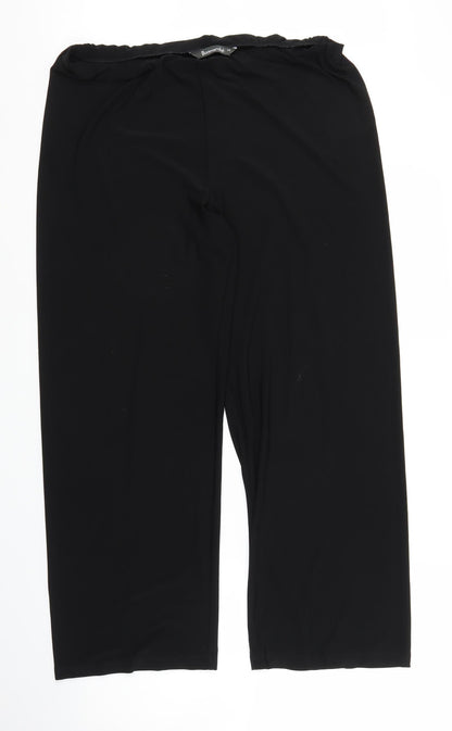 Bonmarché Womens Black   Bloomer Trousers Size 18 L25 in