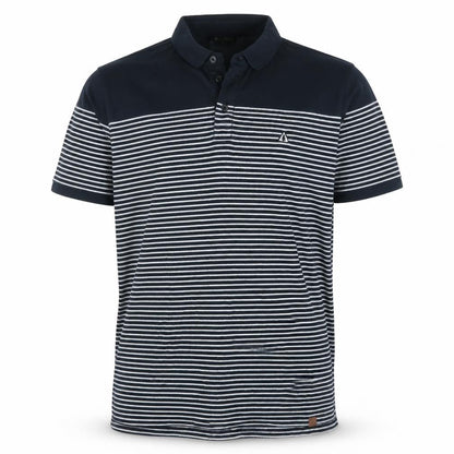 PARK Mens Black Striped   T-Shirt Size L