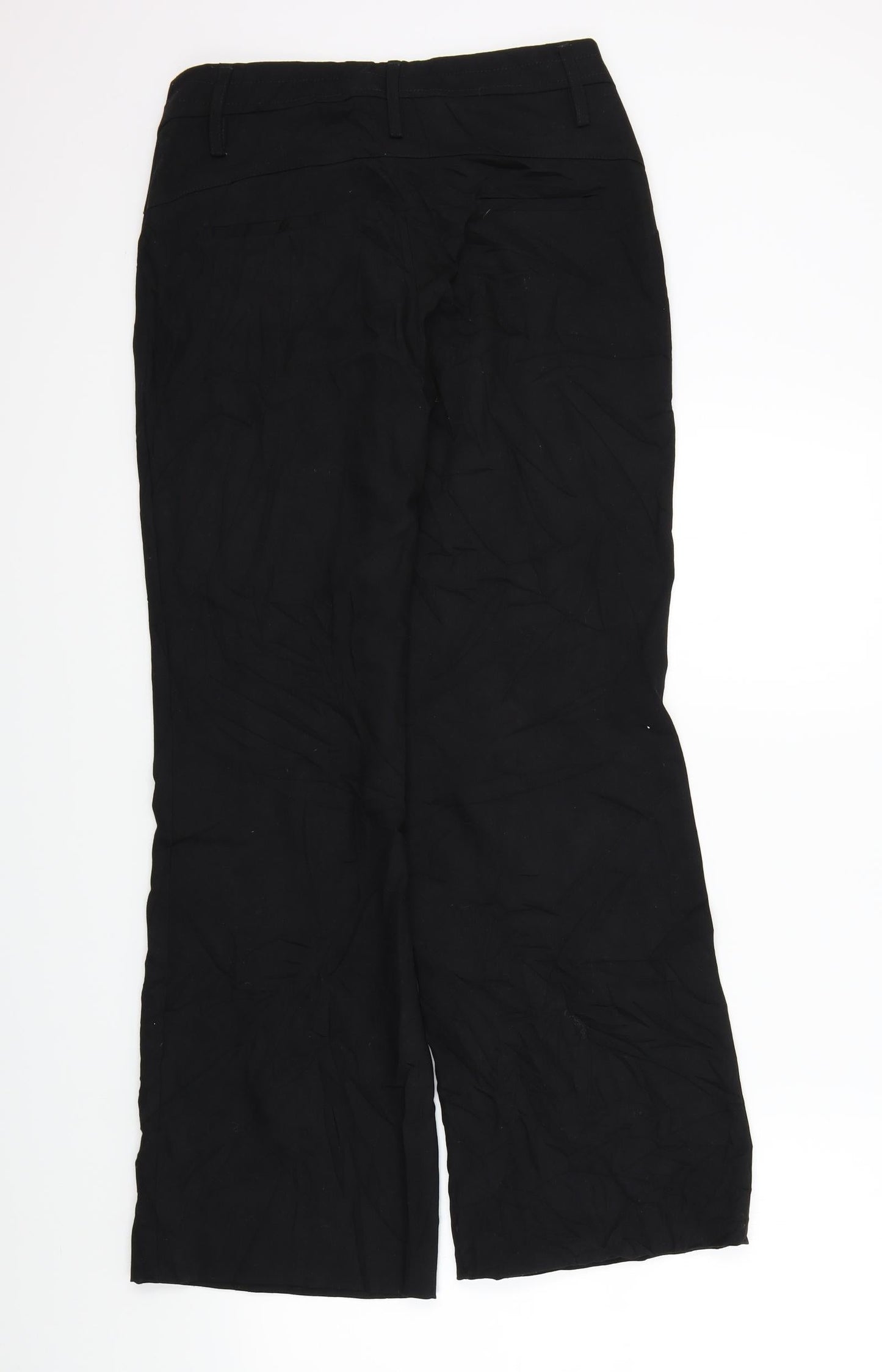Womens UK Size 8 NEXT Regular Fit  Black Trousers