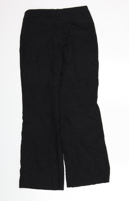 Womens UK Size 8 NEXT Regular Fit  Black Trousers