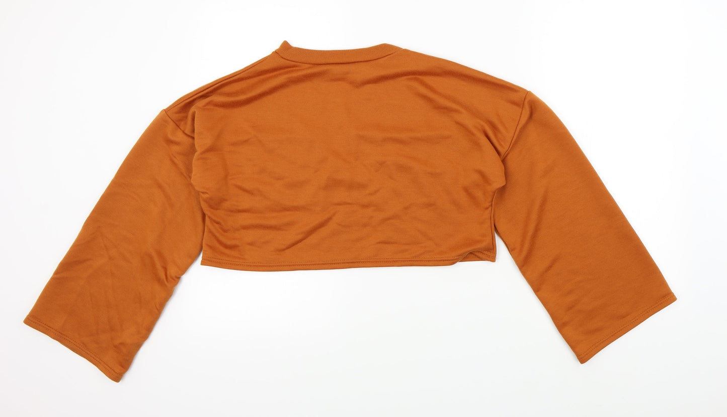 Boohoo Womens Brown   Pullover Jumper Size 10