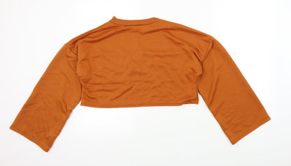 Boohoo Womens Brown   Pullover Jumper Size 10