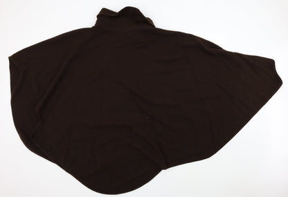 d&bond Womens Brown   Jacket Poncho One Size