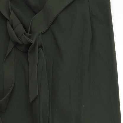 Womens UK Size 6 ASOS Regular Fit  Green Trousers