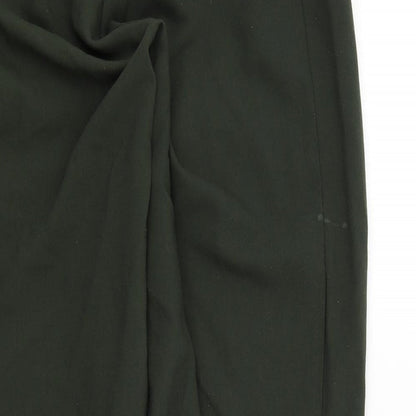 Womens UK Size 6 ASOS Regular Fit  Green Trousers
