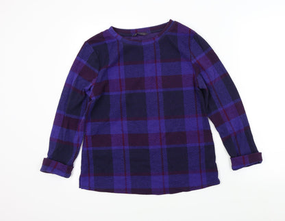 Womens UK Size 10 M&S Purple Pullover Jumper