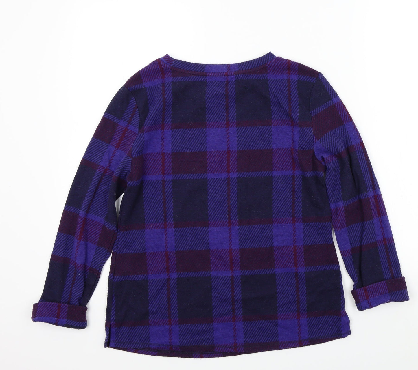 Womens UK Size 10 M&S Purple Pullover Jumper