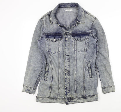 MNG Womens Blue   Jacket  One Size  - Distressed