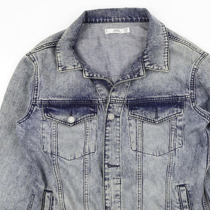 MNG Womens Blue   Jacket  One Size  - Distressed