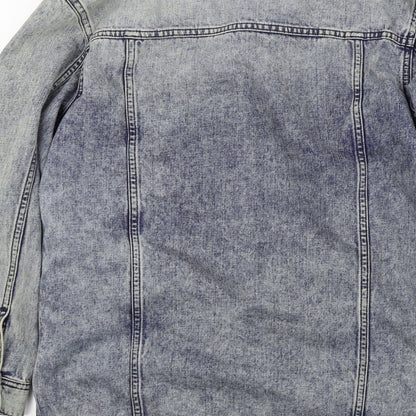 MNG Womens Blue   Jacket  One Size  - Distressed