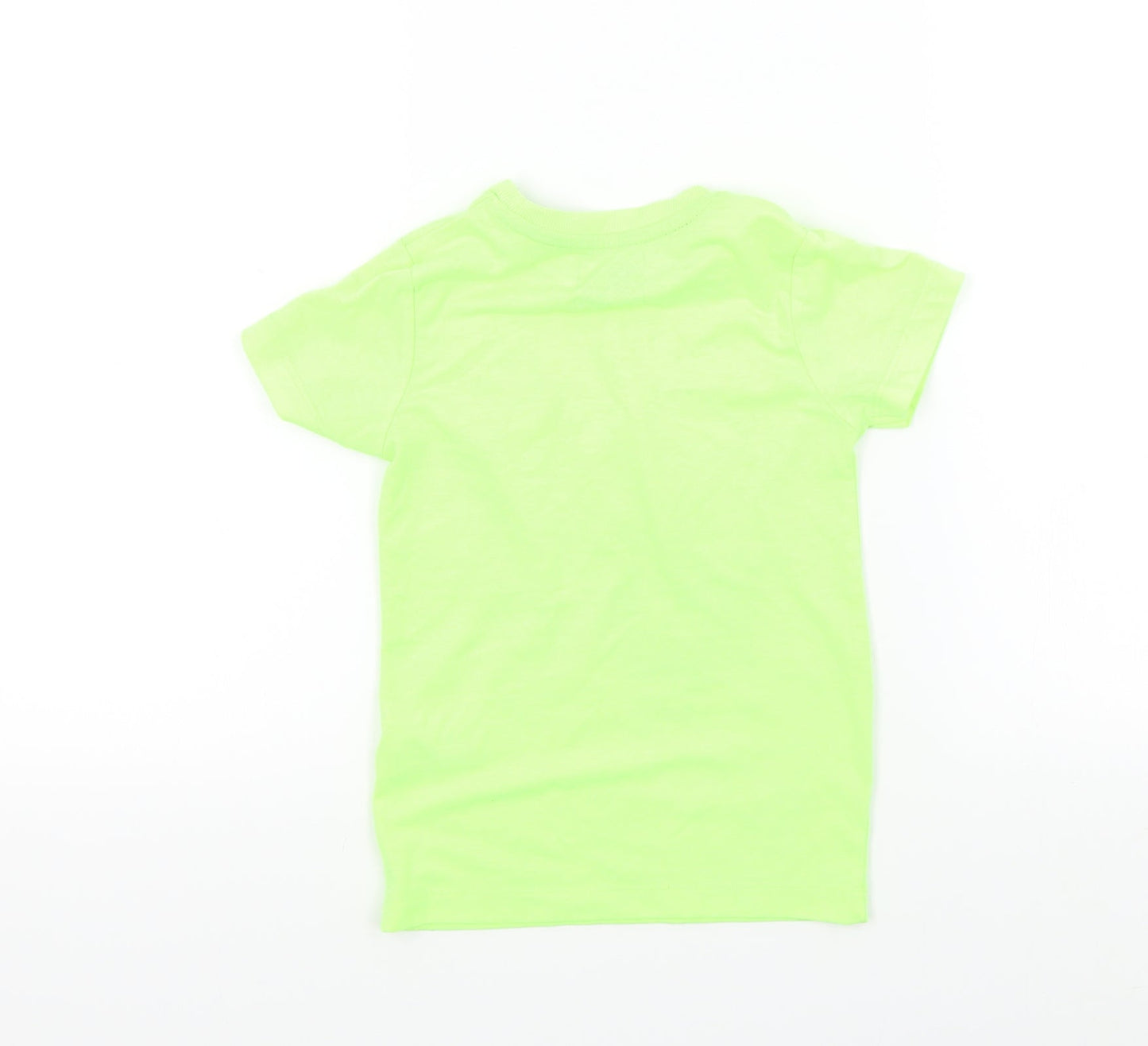 Primark Boys Yellow   Basic T-Shirt Size 5 Years