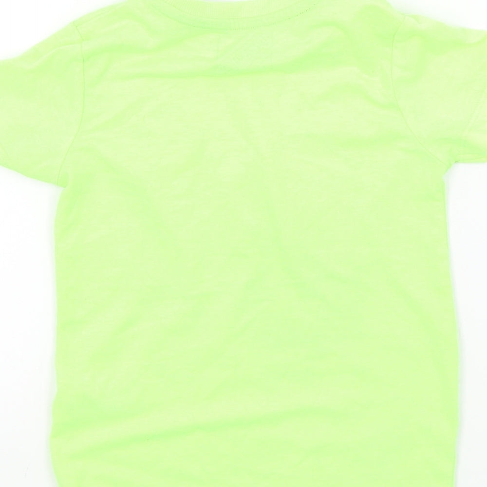 Primark Boys Yellow   Basic T-Shirt Size 5 Years