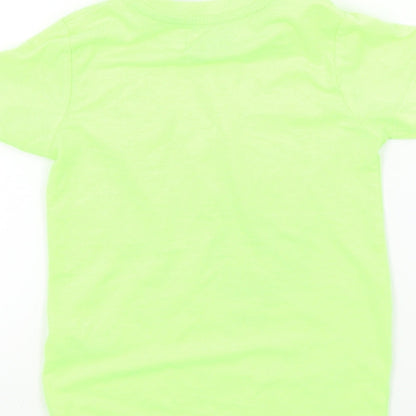 Primark Boys Yellow   Basic T-Shirt Size 5 Years