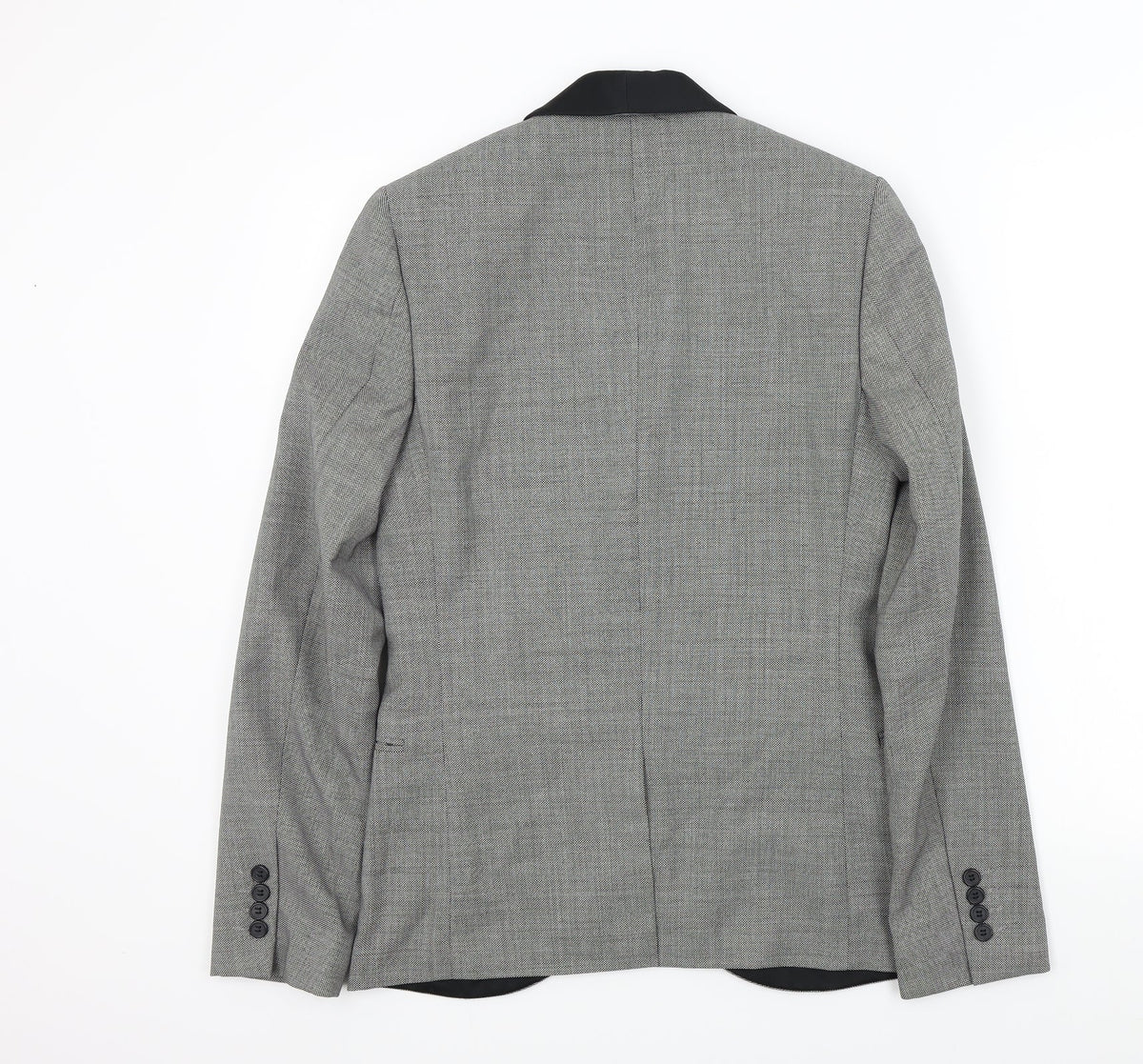 Mens UK Size M Topman Regular Grey Suit Jacket