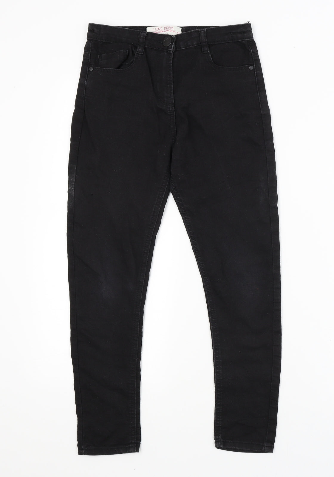 Matalan Girls Black   Skinny Jeans Size 10 Years