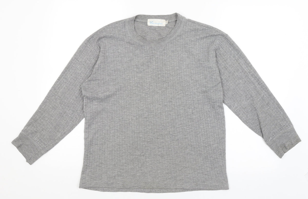 Vicman Mens Grey   Pullover Jumper Size S