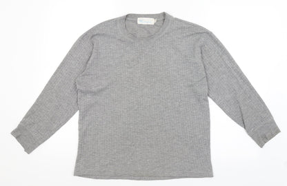 Vicman Mens Grey   Pullover Jumper Size S