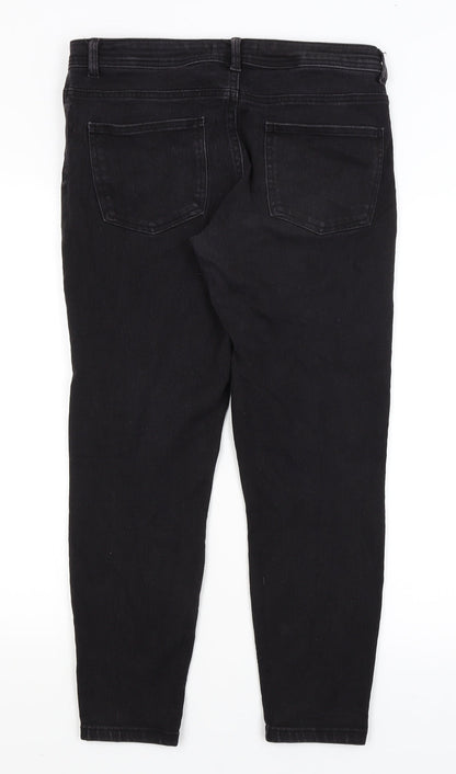 Denim Co  Womens Black   Skinny Jeans Size 14 L25.5 in