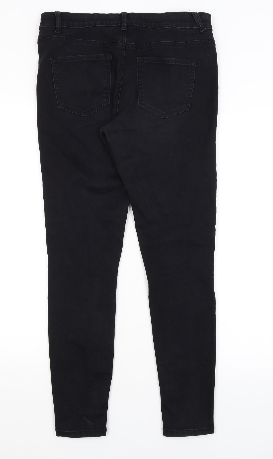 Denim Co Womens Black   Skinny Jeans Size 14 L27.5 in