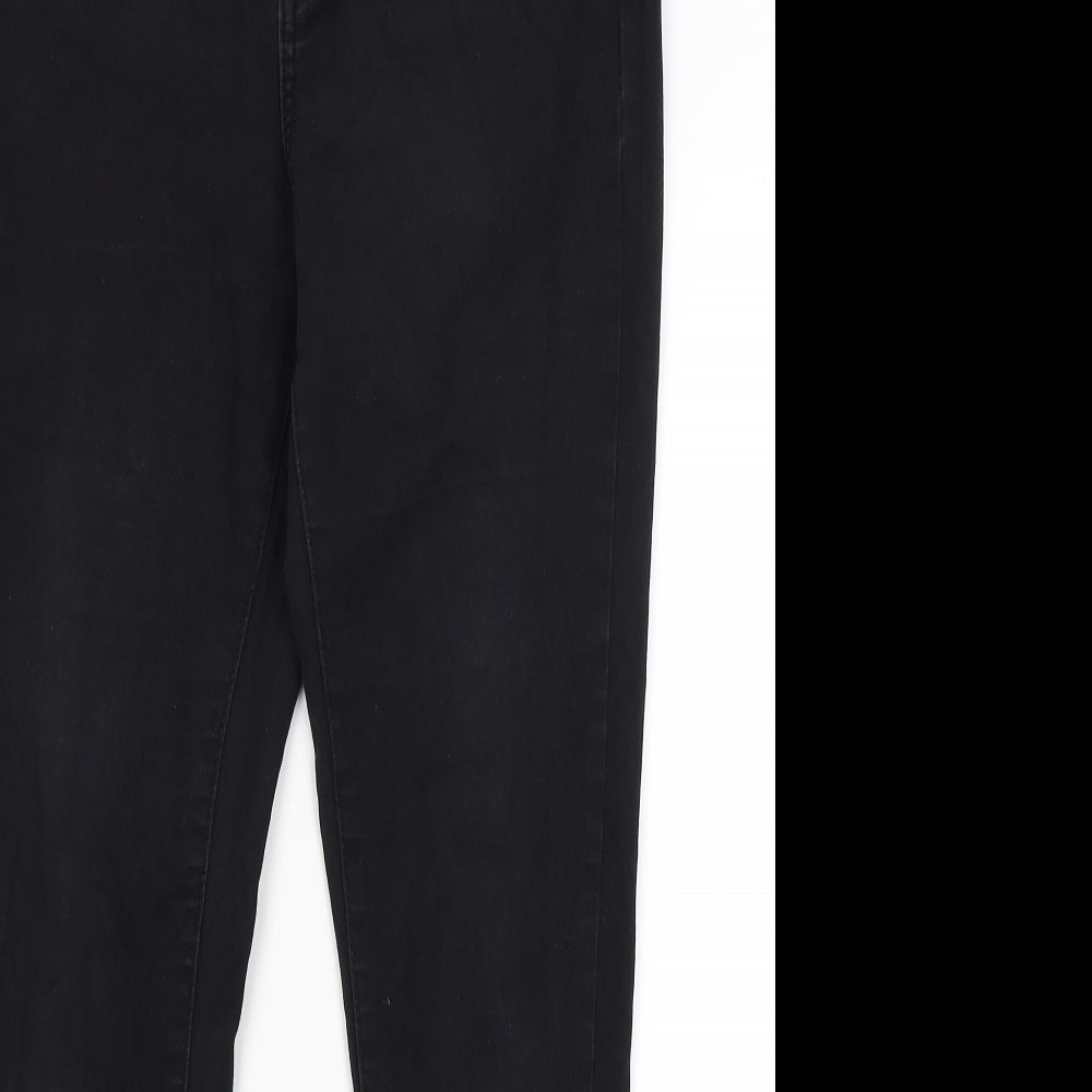 Denim Co Womens Black   Skinny Jeans Size 14 L27.5 in