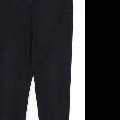 Denim Co Womens Black   Skinny Jeans Size 14 L27.5 in
