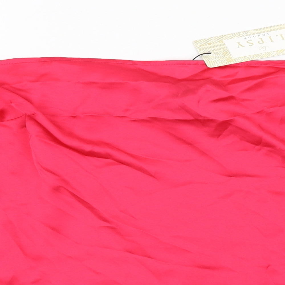 Womens UK Size 18 Lipsy London Pink Basic Blouse