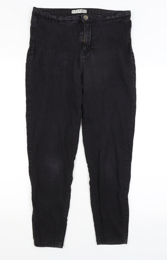 Denim  Co Womens Black   Skinny Jeans Size 14 L25 in